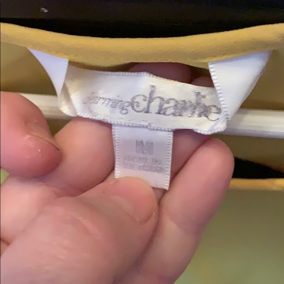 Bright Yellow Dress with Cut Out Back - Picture 2 of 6